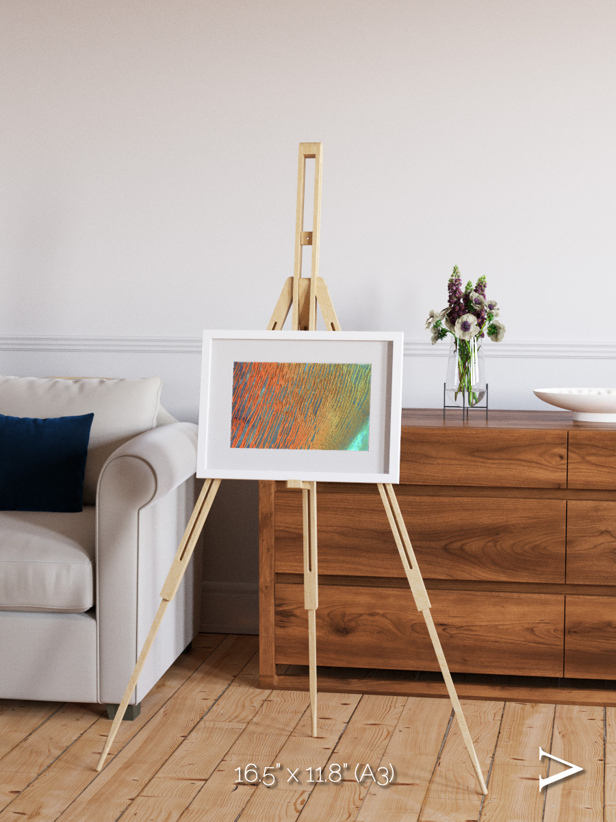 Windwritten Sands, Erg Chech Framed & Mounted Print
