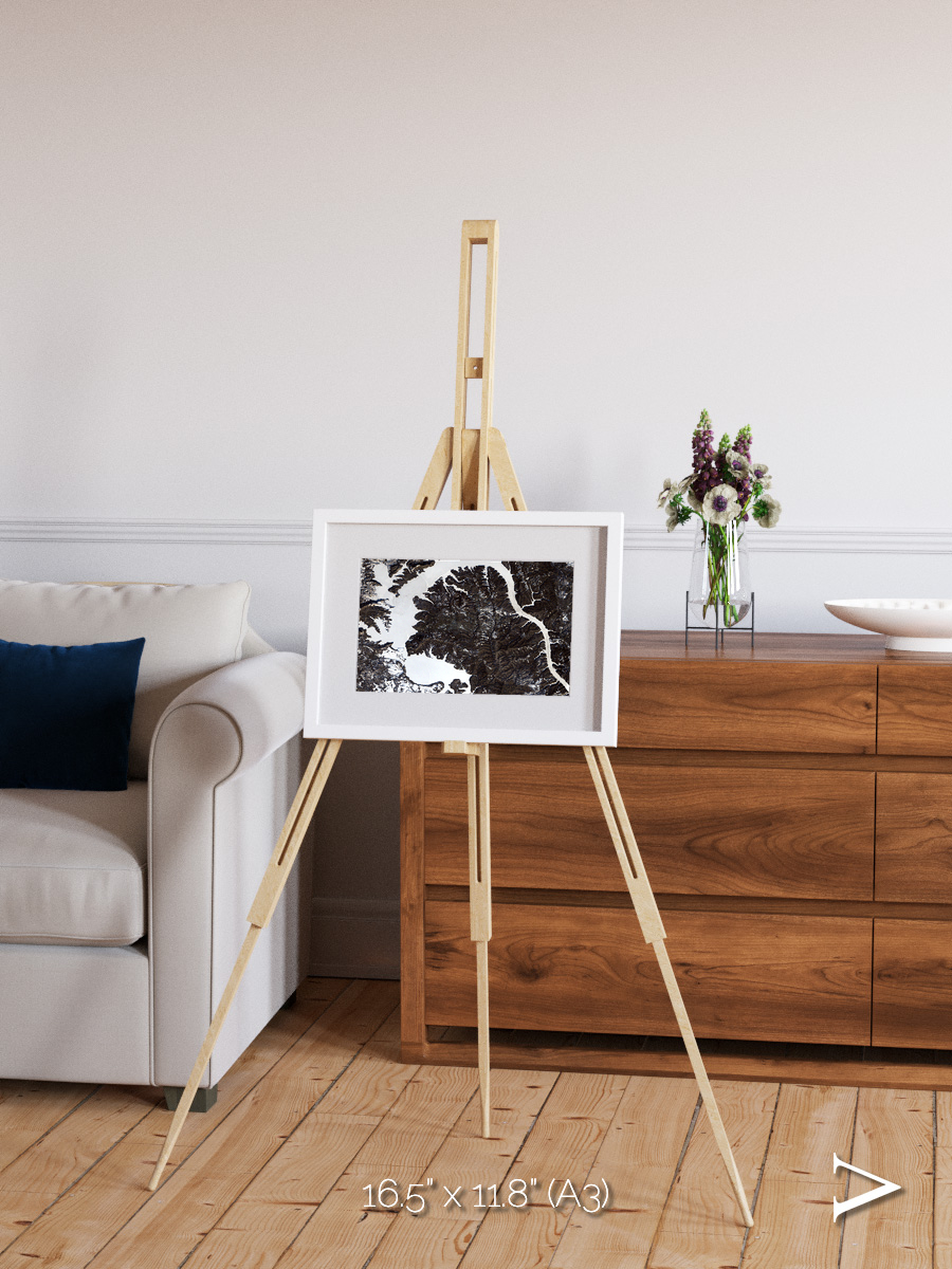 Dragon Lake, Siberia Framed & Mounted Print