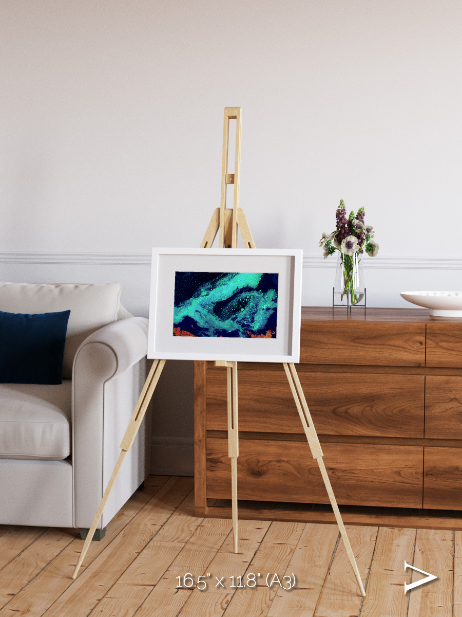 Frozen Currents, Foxe Basin Framed & Mounted Print