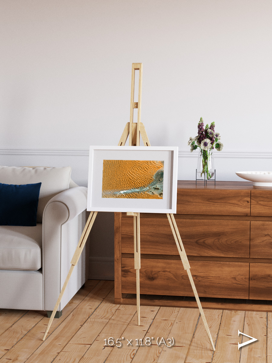 Sands in Motion, Namib Desert Framed & Mounted Print