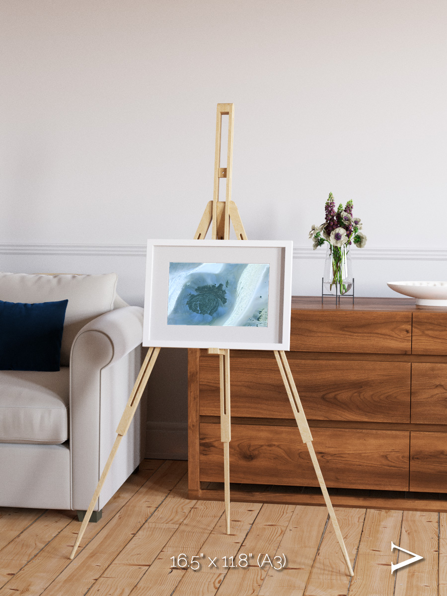 Shifting Dunes, Sahara Desert Framed & Mounted Print
