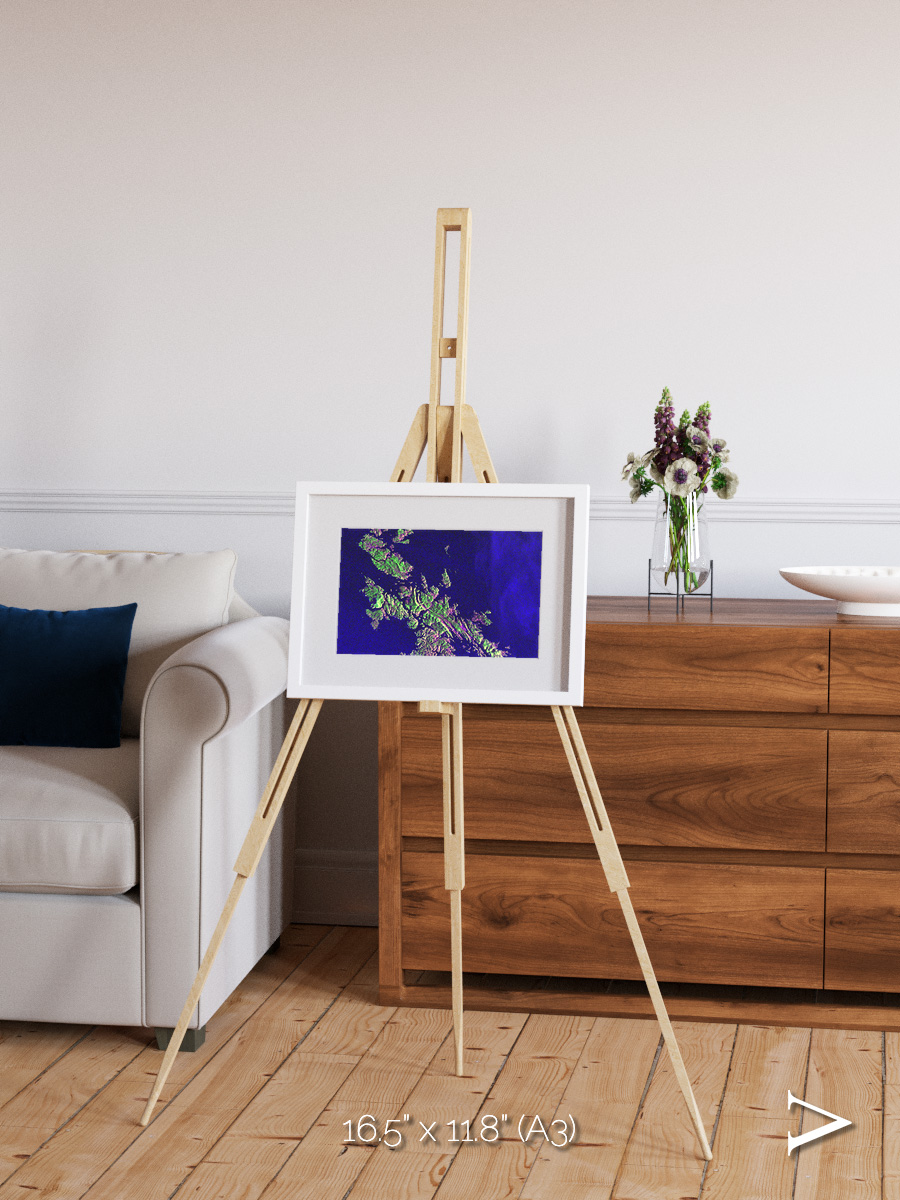 Remote Shores, Shetland Islands Framed & Mounted Print