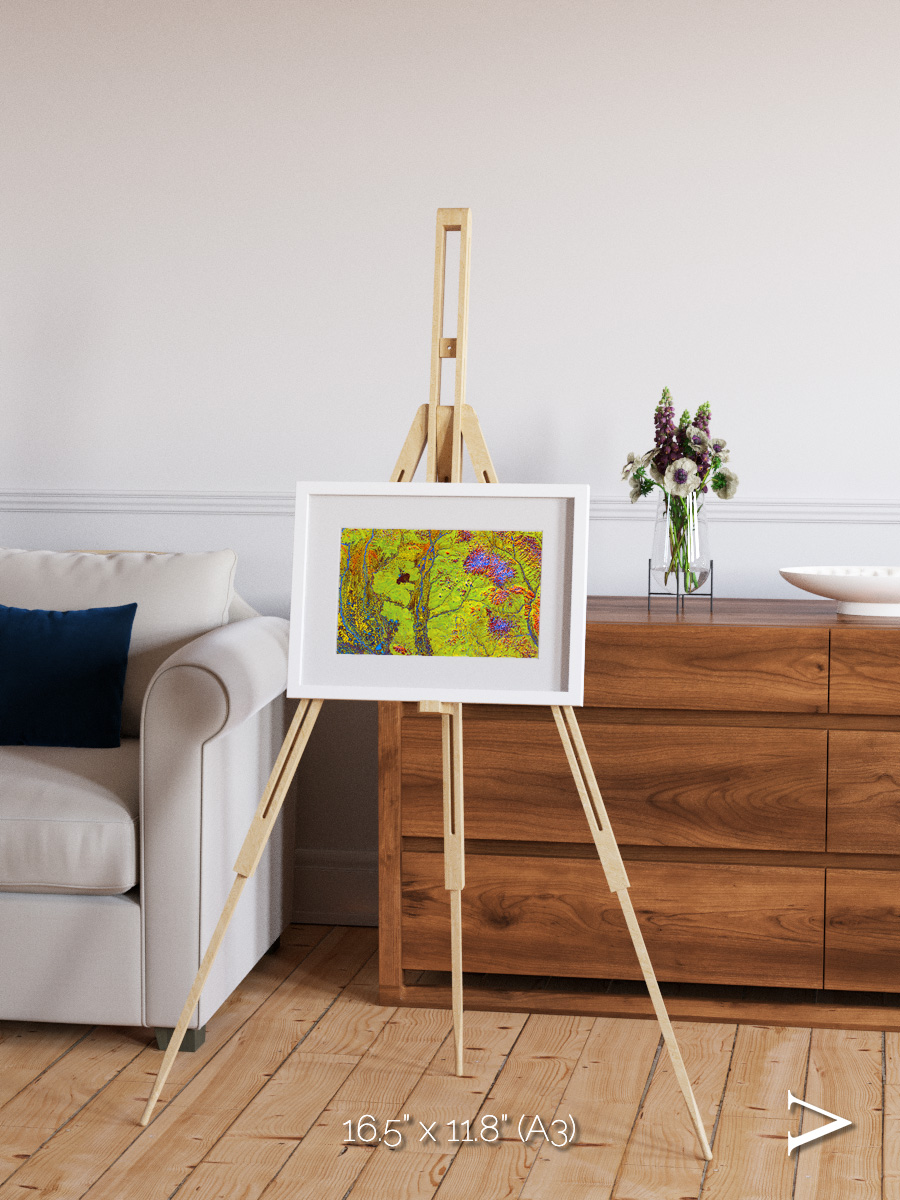 Glacial Ribbons, Chaunskaya Bay Framed & Mounted Print