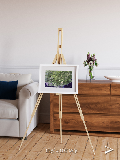 Bay and Shore, Southern Coast of France Framed & Mounted Print