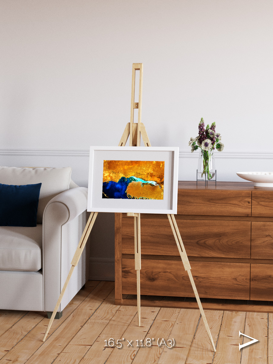 Coastal Phantom, Dardzha Peninsula Framed & Mounted Print
