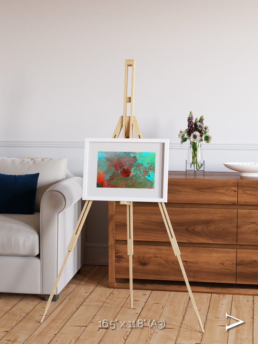 Shifting Dunes, The Syrian Desert Framed & Mounted Print