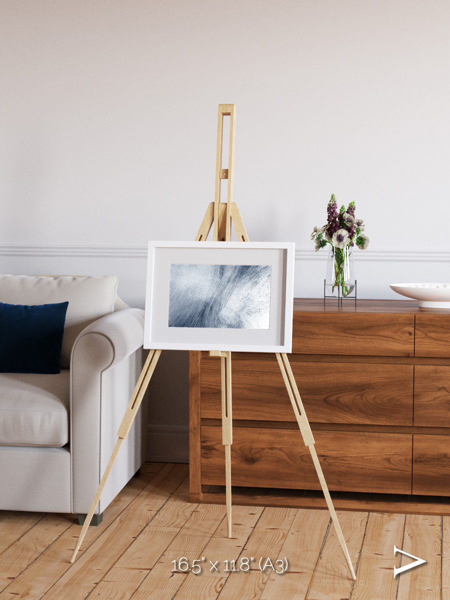 Wind Signatures, Whirlpool Cloud Framed & Mounted Print