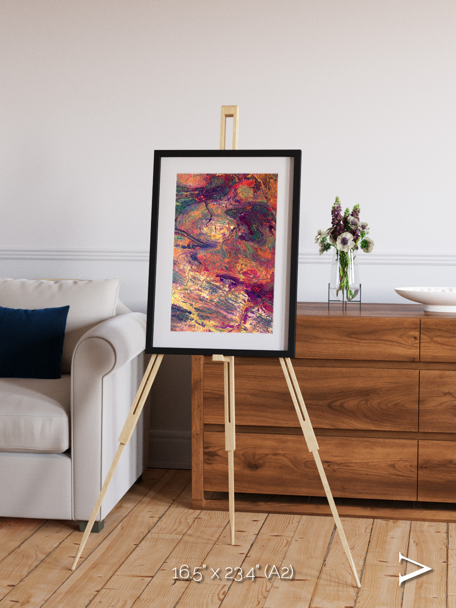 Rock and Ore, Hamersley Framed & Mounted Print