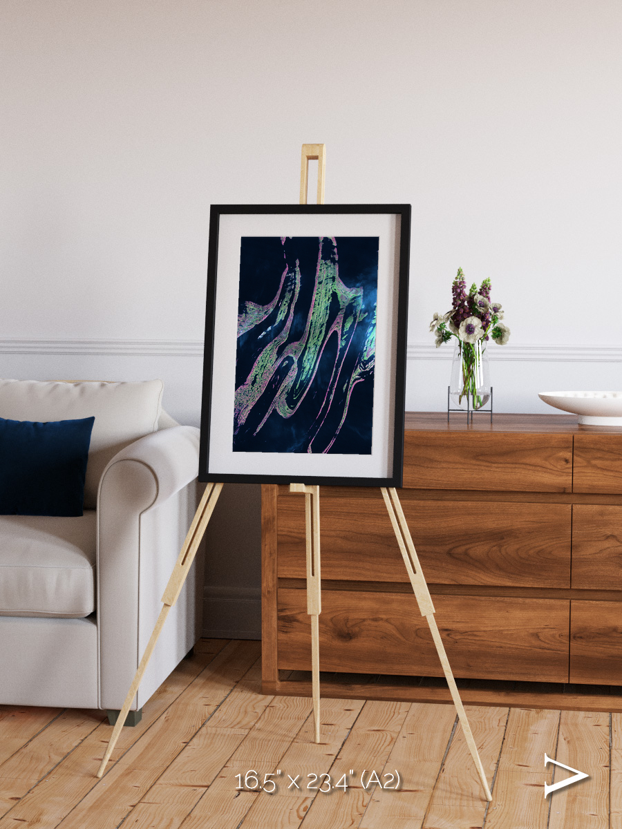 Painted Archipelago, Belcher Islands Framed & Mounted Print