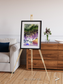 Saline Patterns, Bogda Mountains Framed & Mounted Print
