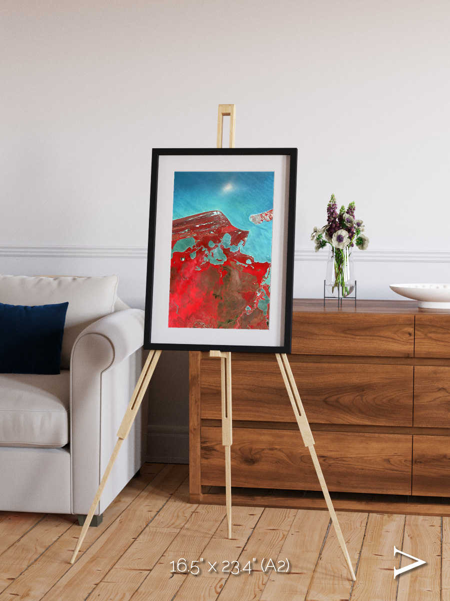 Remote Shores, Campeche Framed & Mounted Print