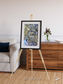 Lava Lines, Chilean Volcanoes Framed & Mounted Print