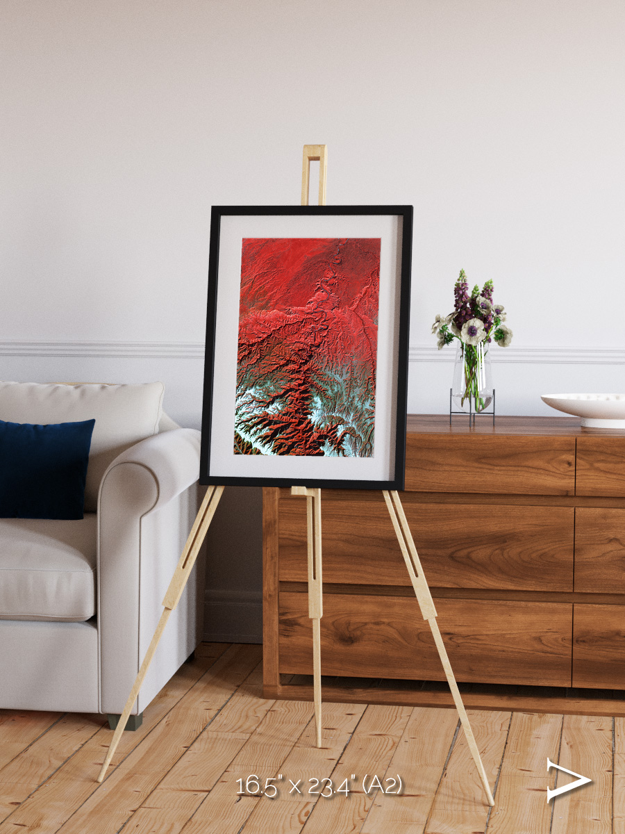Ice River, Desolation Canyon Framed & Mounted Print