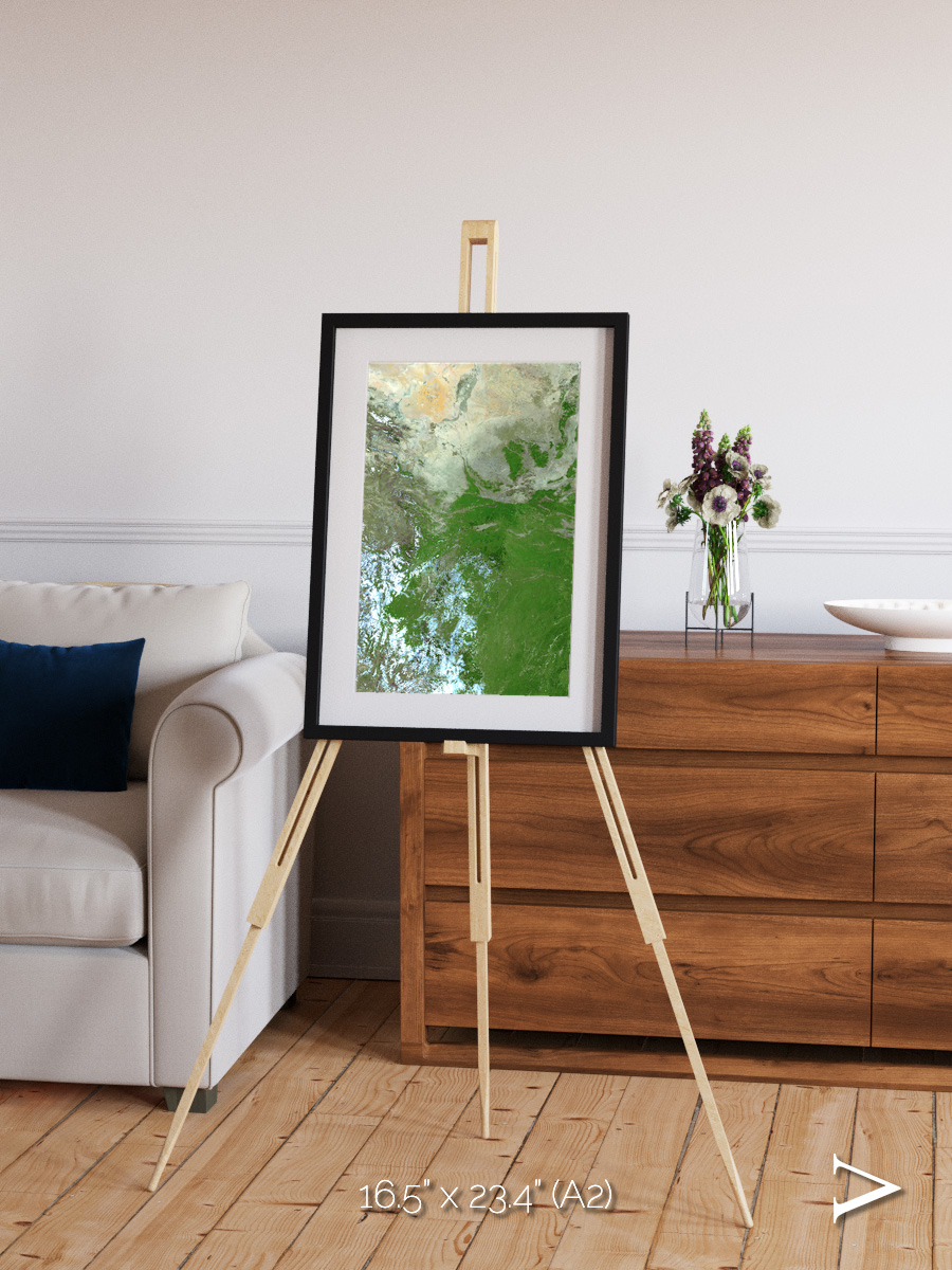 Sea Inlet, Eastern Asia Framed & Mounted Print