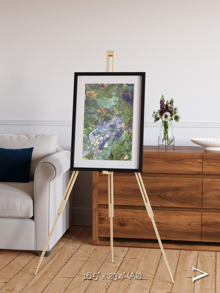 Sands in Motion, Great Sandy Desert Framed & Mounted Print