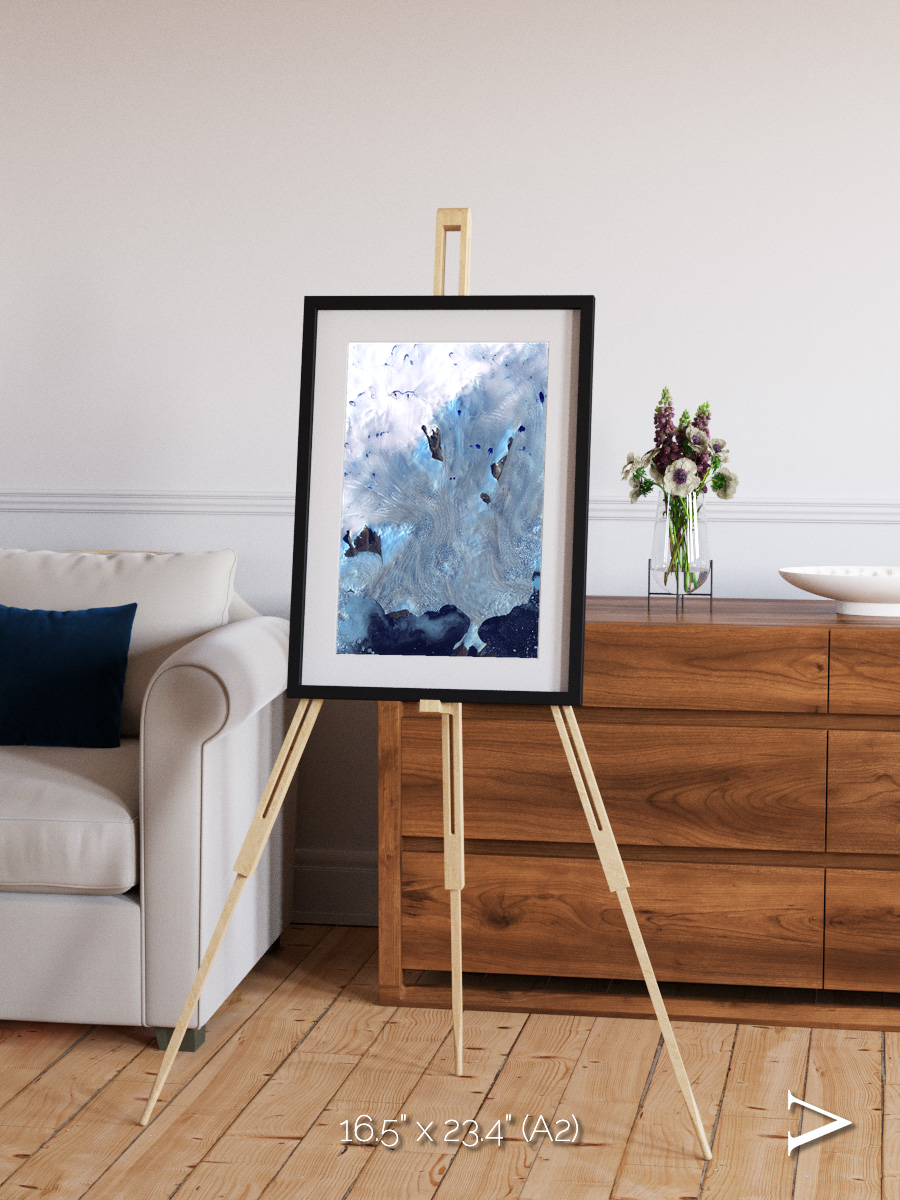 Waterways, Greenland Coast Framed & Mounted Print