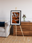 Striped Coast, Eyjafjörður Framed & Mounted Print