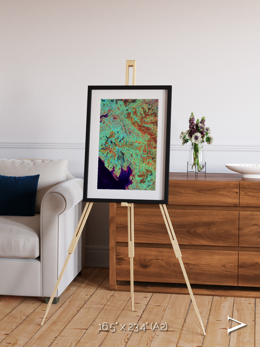 Polar Flow, Lake District Framed & Mounted Print