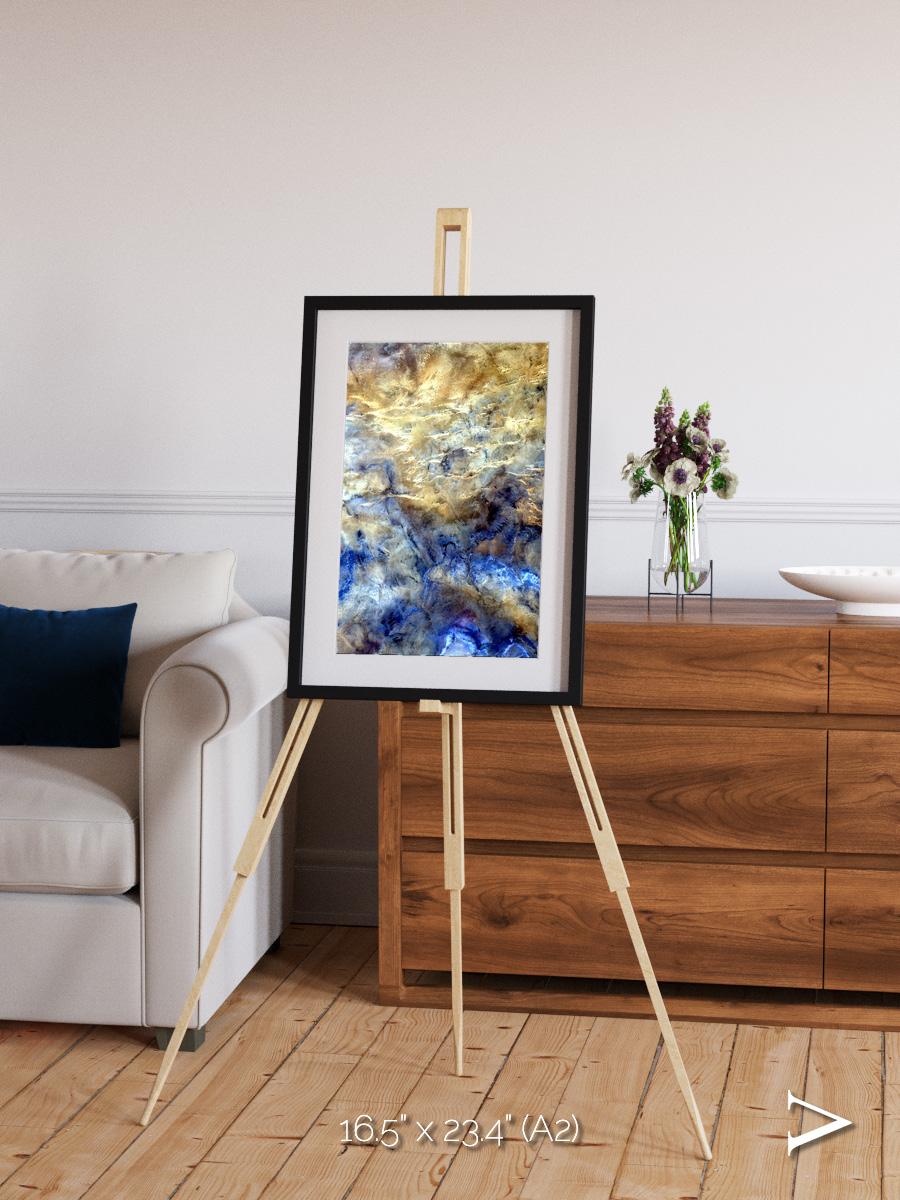 Heat Scars, No Mans Land Framed & Mounted Print
