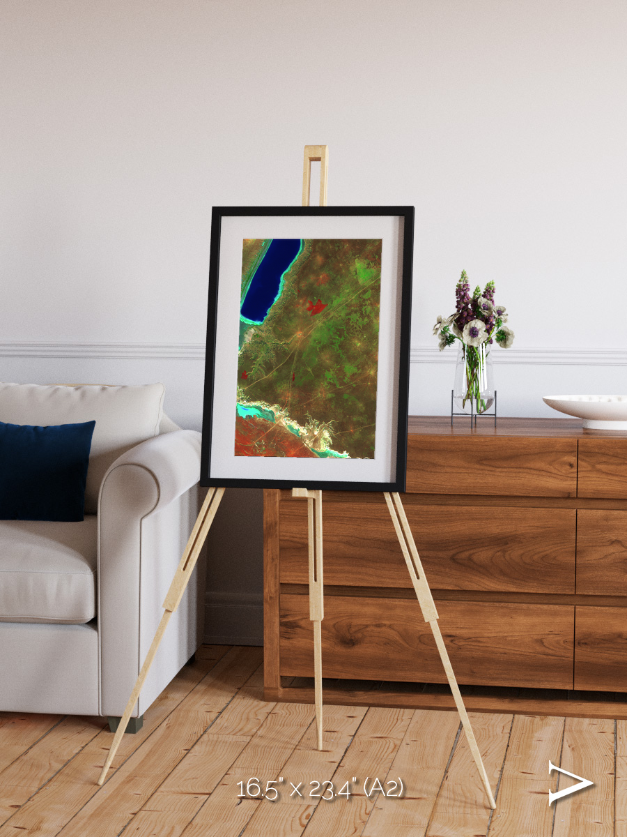 Ghost Waters, Sor Kaydak Framed & Mounted Print