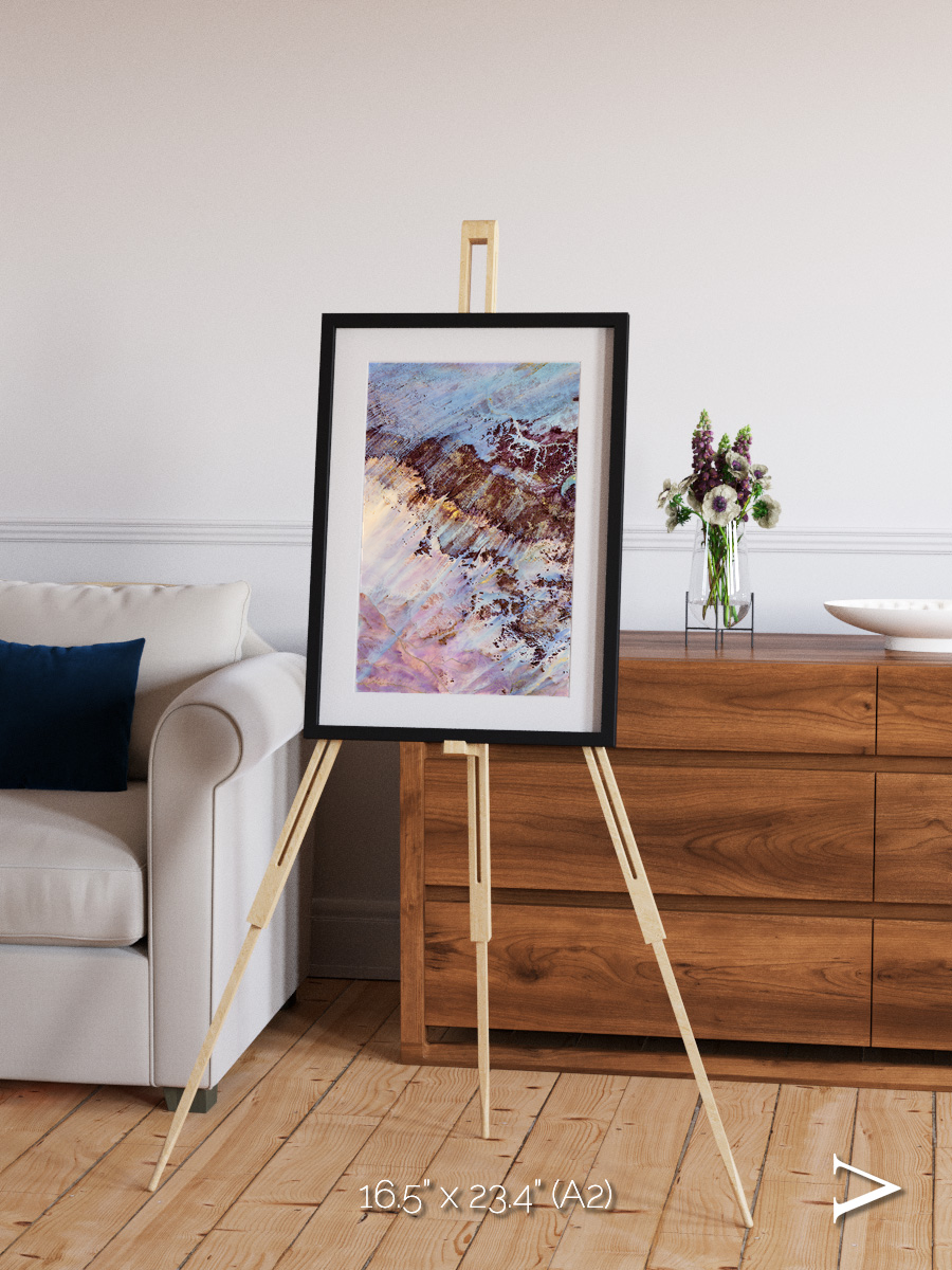 Storm and Stillness, Gweni-Fada Framed & Mounted Print