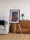 Geologic Tapestry, Asharah Fault Zone Framed & Mounted Print