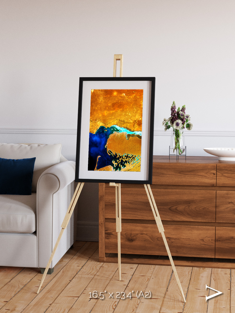 Coastal Phantom, Dardzha Peninsula Framed & Mounted Print