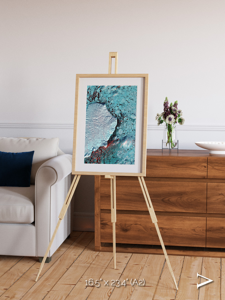 Island Sanctuary, Akpatok Island Framed & Mounted Print