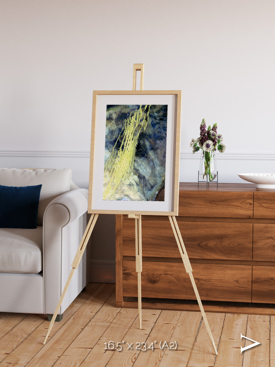 Shifting Sands, Algerian Abstract Framed & Mounted Print