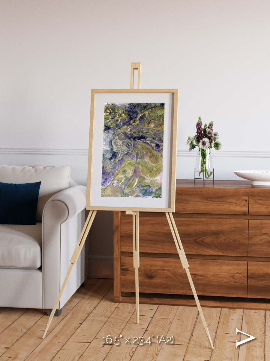 Mineral Horizons, Anti-Atlas Framed & Mounted Print