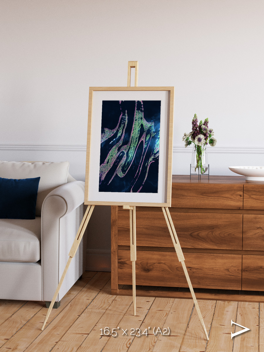 Painted Archipelago, Belcher Islands Framed & Mounted Print
