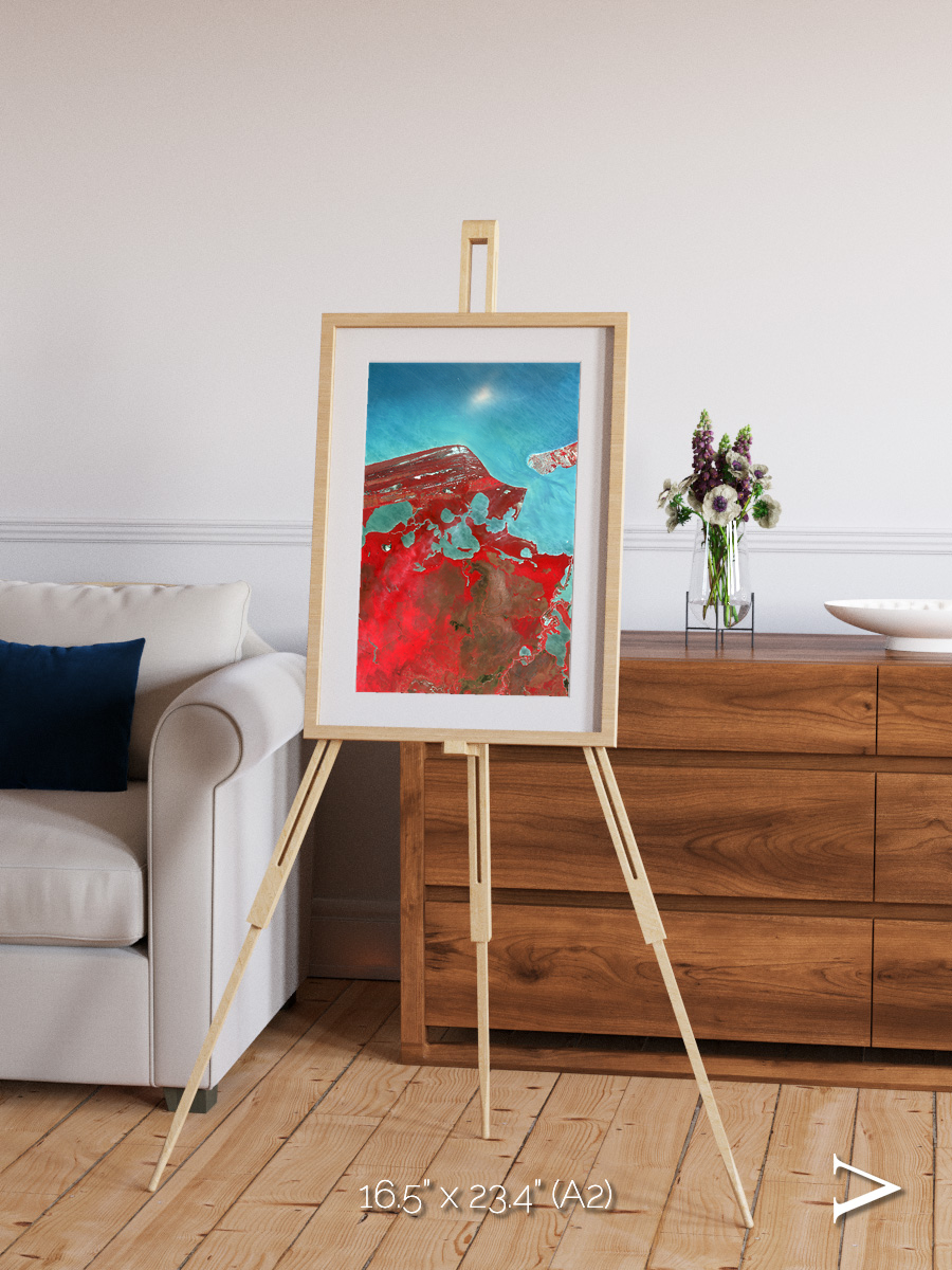 Remote Shores, Campeche Framed & Mounted Print