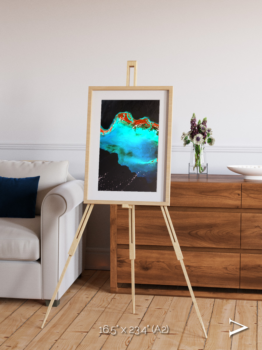 Arctic Outpost, Caribbean Luxury Framed & Mounted Print