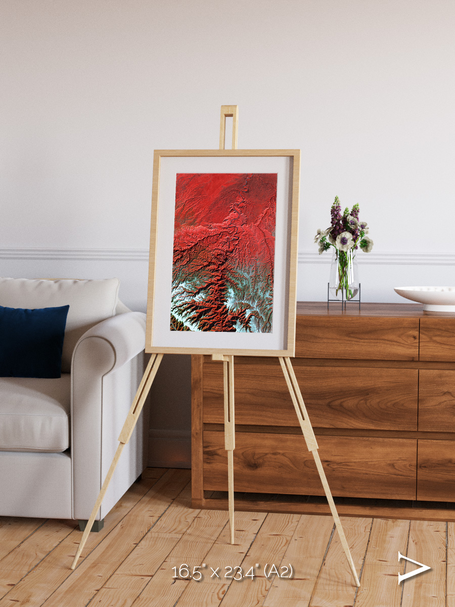 Ice River, Desolation Canyon Framed & Mounted Print