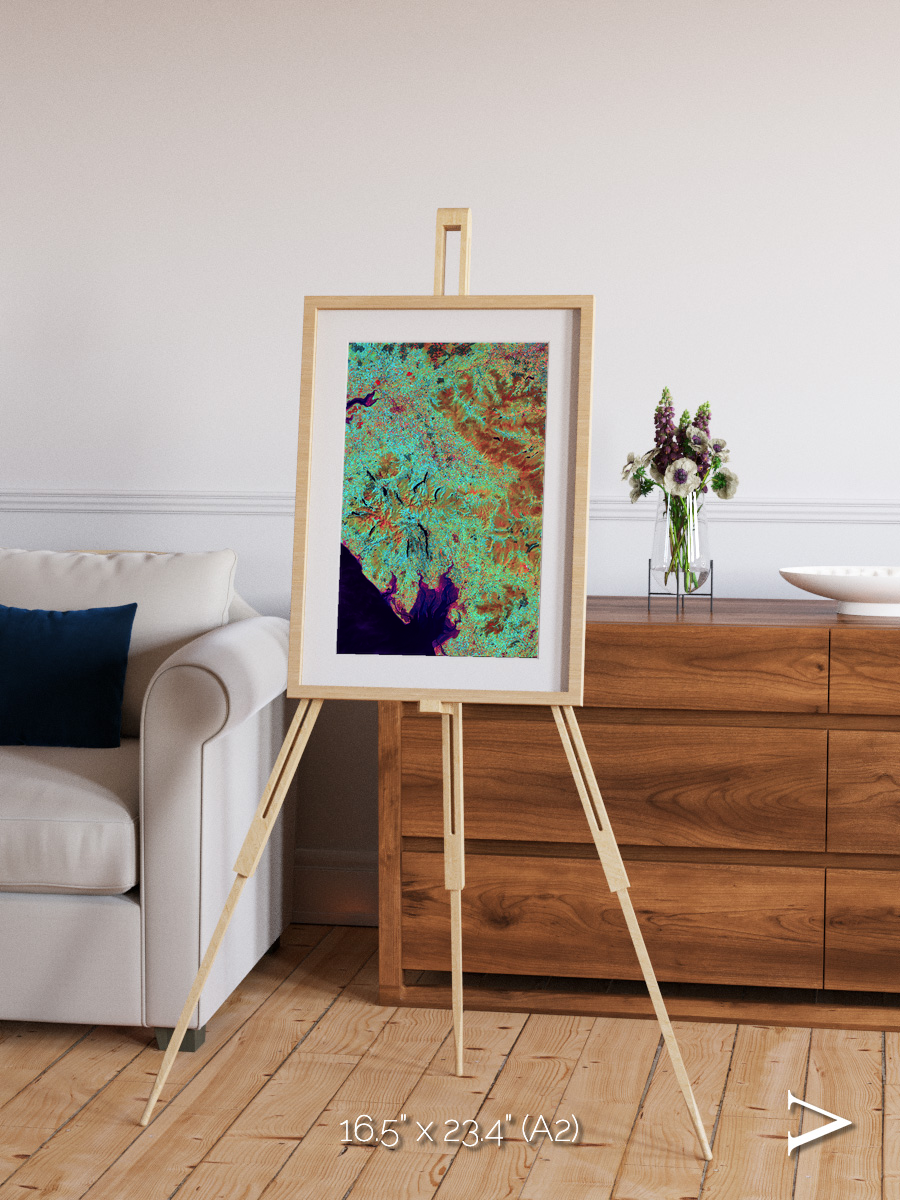 Polar Flow, Lake District Framed & Mounted Print