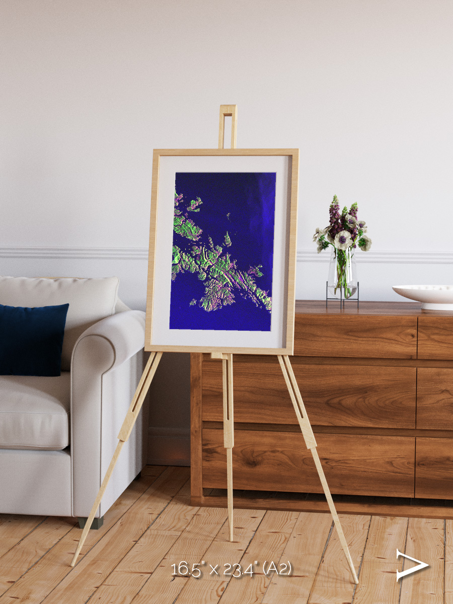 Remote Shores, Shetland Islands Framed & Mounted Print