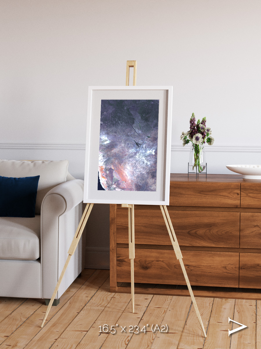 Sunlit Dunes, Africa Framed & Mounted Print