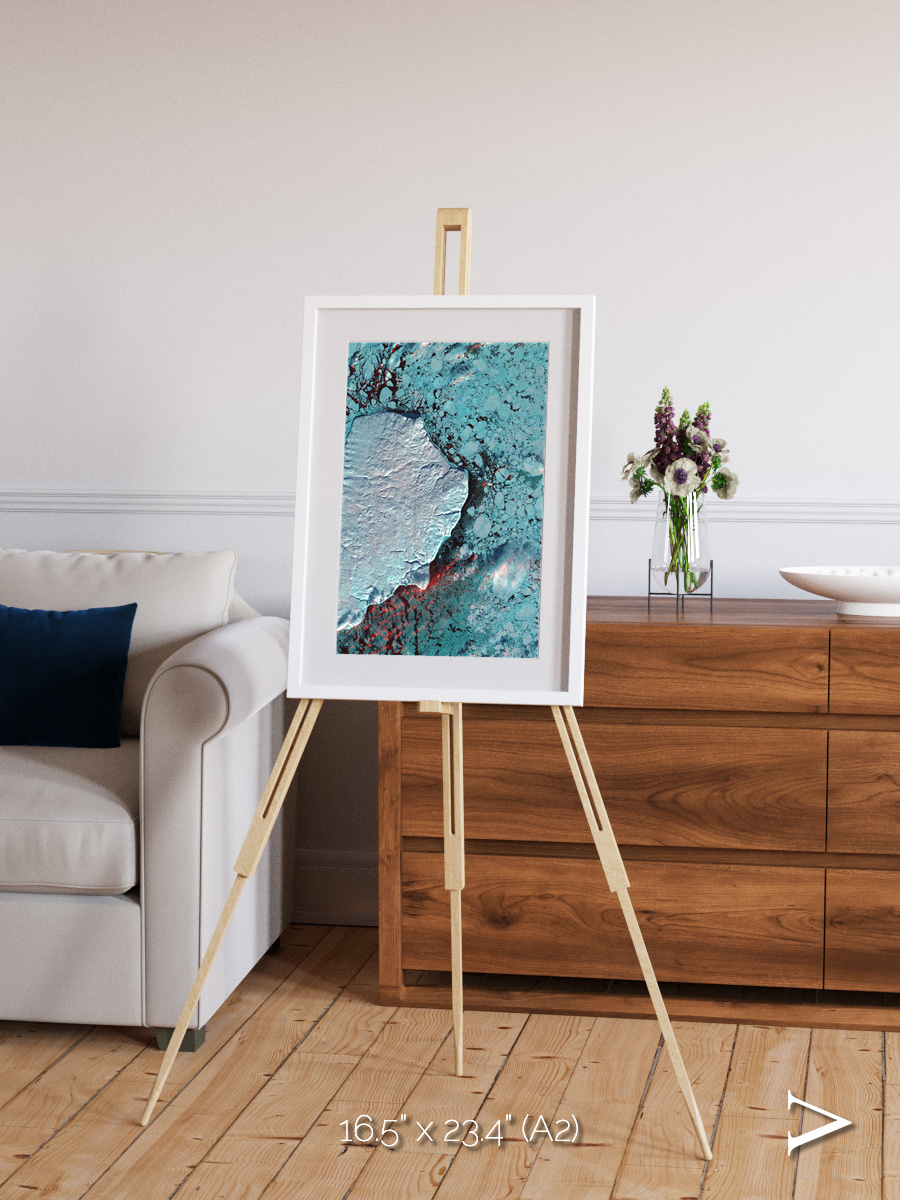 Island Sanctuary, Akpatok Island Framed & Mounted Print