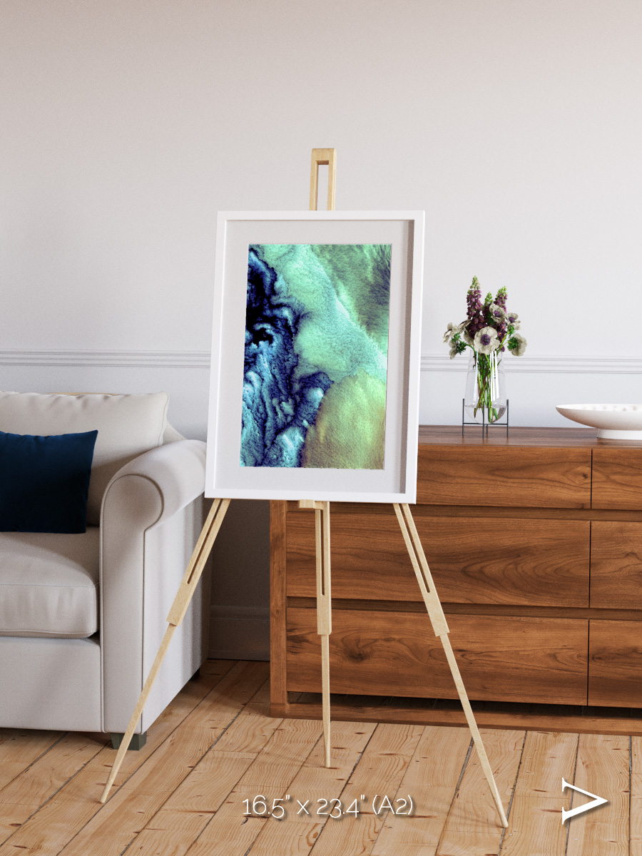 Shifting Skies, Aleutian Islands Framed & Mounted Print