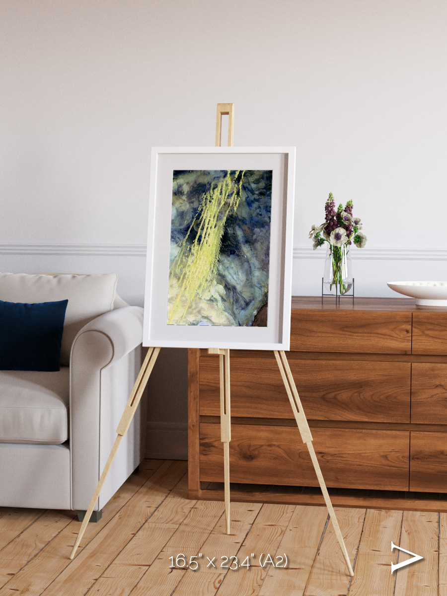 Shifting Sands, Algerian Abstract Framed & Mounted Print