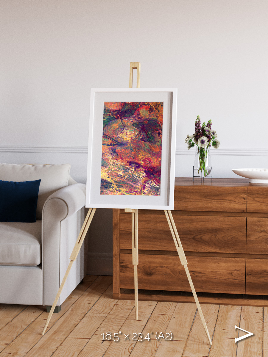 Rock and Ore, Hamersley Framed & Mounted Print