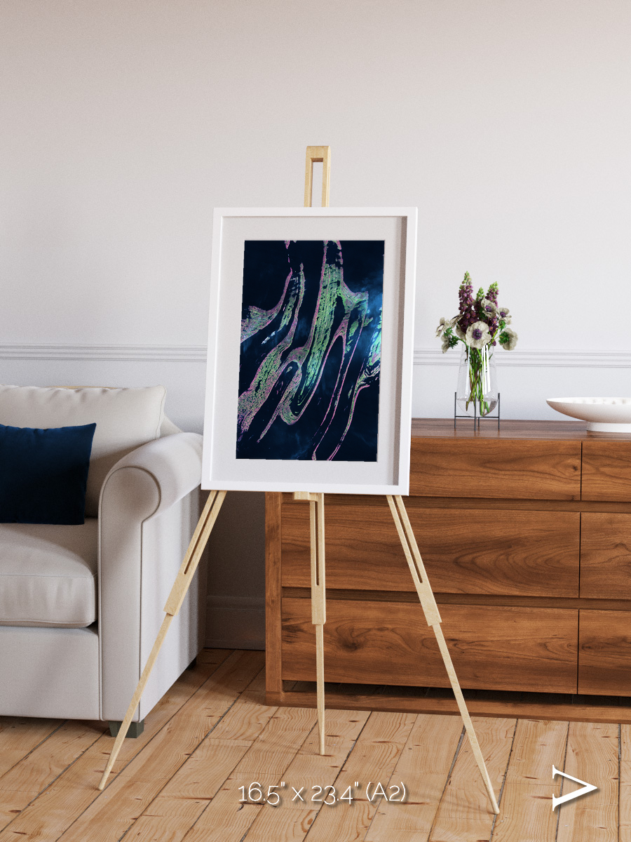 Painted Archipelago, Belcher Islands Framed & Mounted Print