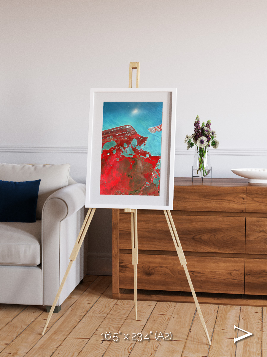 Remote Shores, Campeche Framed & Mounted Print