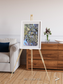 Lava Lines, Chilean Volcanoes Framed & Mounted Print