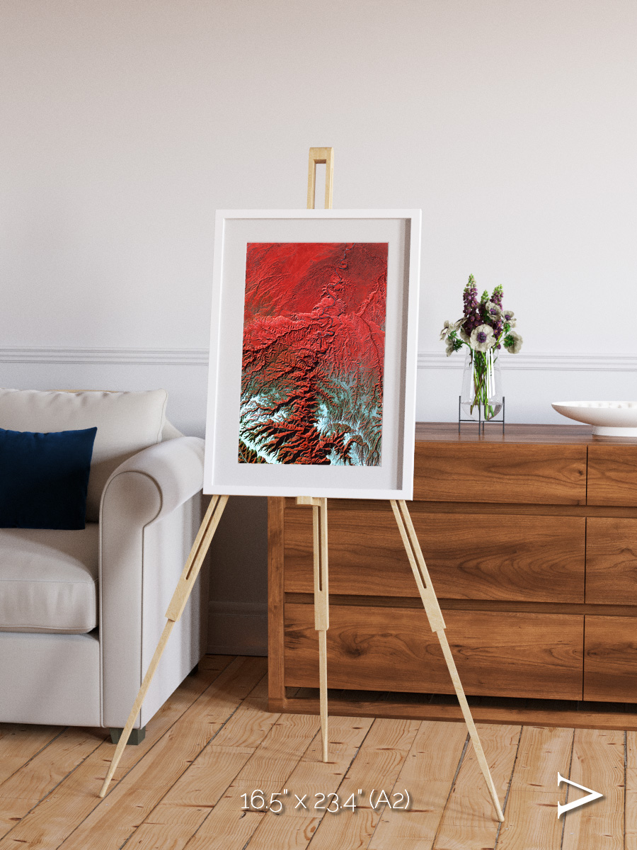 Ice River, Desolation Canyon Framed & Mounted Print