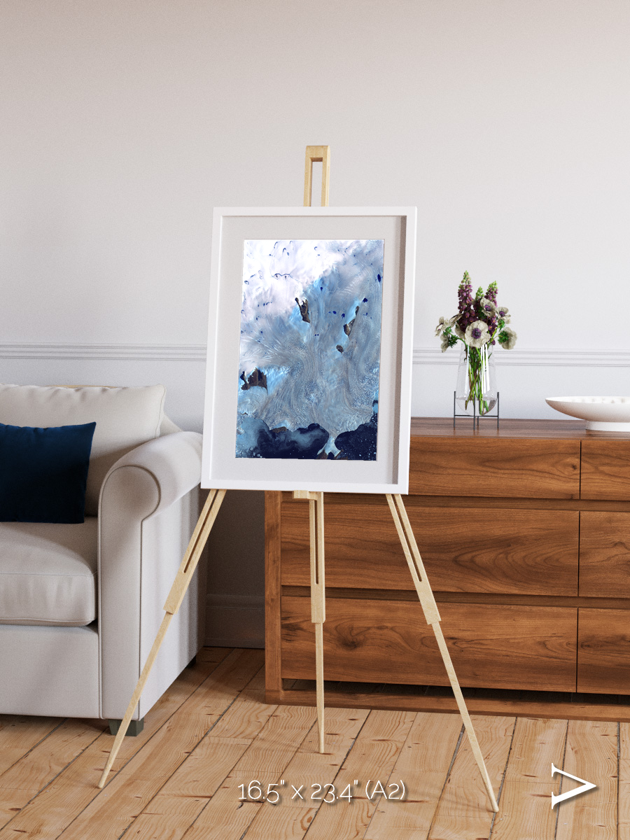 Waterways, Greenland Coast Framed & Mounted Print