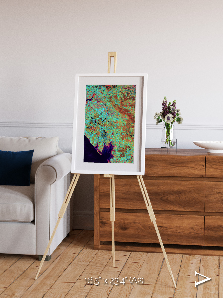 Polar Flow, Lake District Framed & Mounted Print