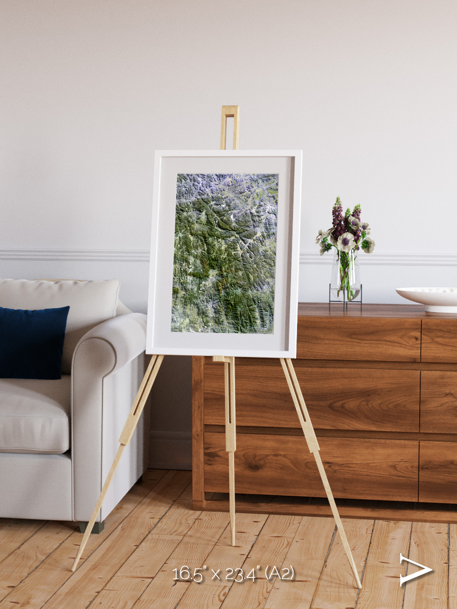 Earth in Colour, Namaqualand Framed & Mounted Print