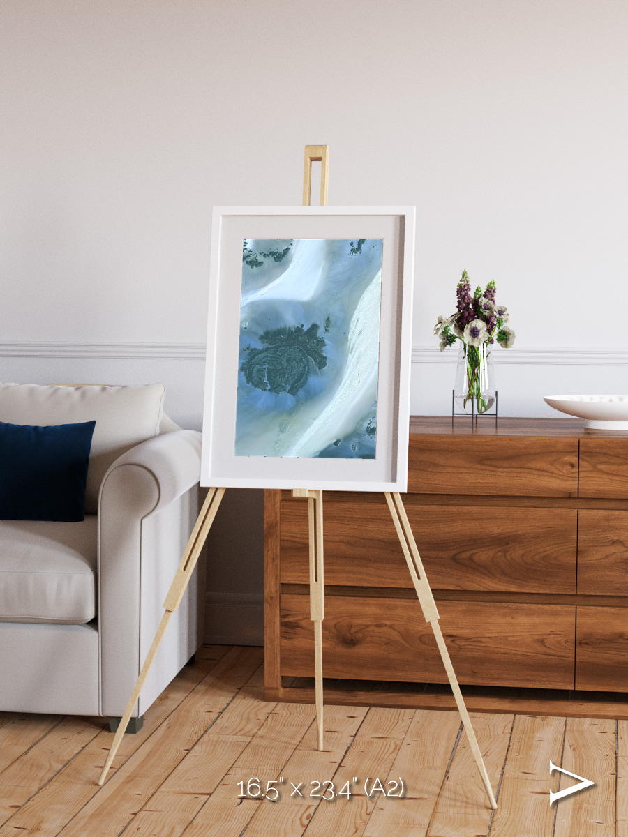Shifting Dunes, Sahara Desert Framed & Mounted Print