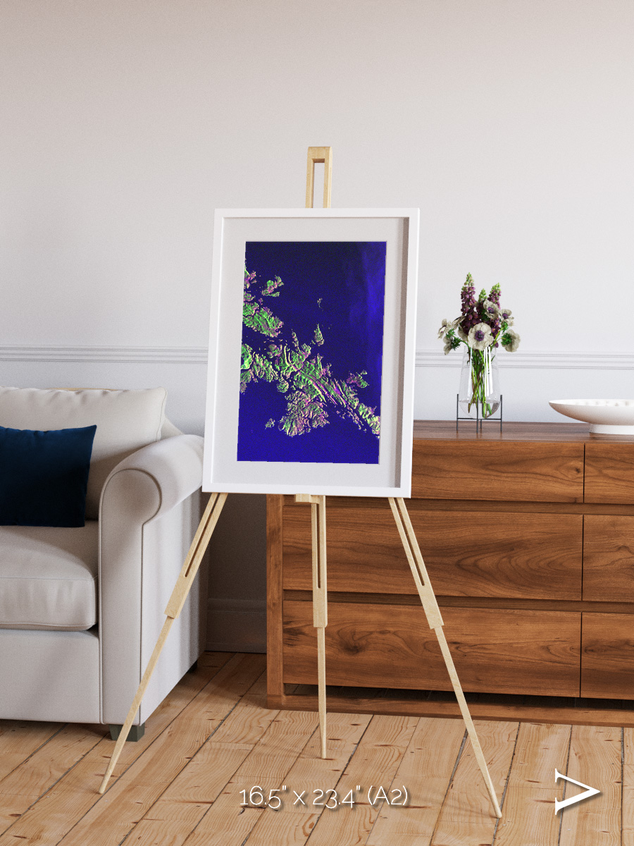 Remote Shores, Shetland Islands Framed & Mounted Print